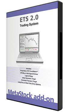 La confezione originale dell'Add-On AlphOmega Elliot Waves Confezione Add-On ETS Trading System